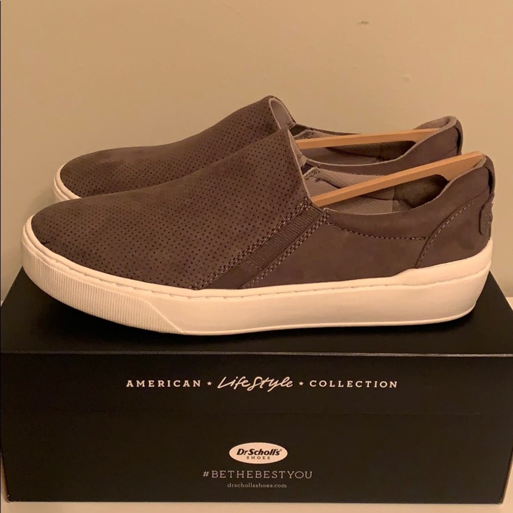 Dr. Scholl’s Do It Right sneakers Steel Grey suede